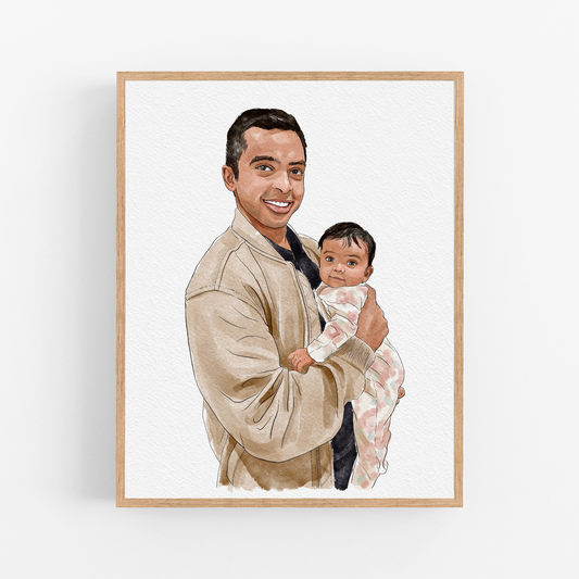 Watercolor Painting from Photo, Custom Detailed Portraits from Photo, Personalized Couples Portrait, Gifts for the Couple
