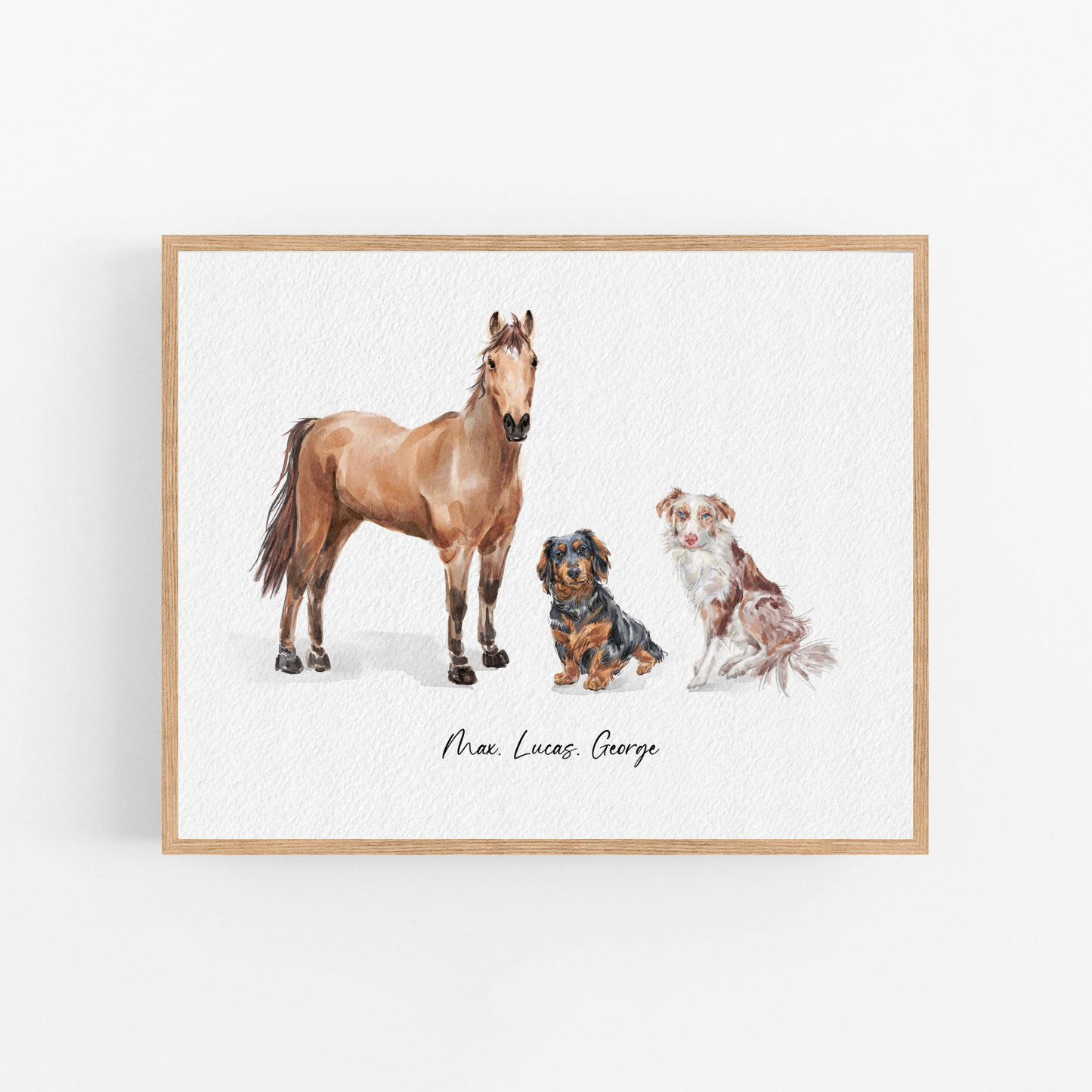 Pet Memorial Gift From Photo, Custom Mini Dog Portrait, Pet Loss Gift, Miniature Painting, Watercolor Pet Art